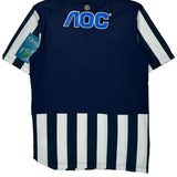 Alianza Lima 2014 Nike Striped Football Shirt - Medium Navy Polyester