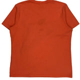 Carhartt T-Shirt - Large Orange Cotton