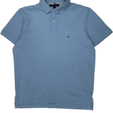 Tommy Hilfiger Polo Shirt - Medium Blue Cotton