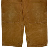 Carhartt Double Knee Carpenter Pants - 32W 29L Brown Cotton