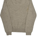 Polo By Ralph Lauren 1/4 Zip - Large Beige Wool Blend