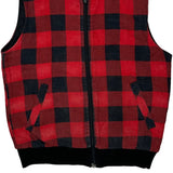 Dickies Checked Gilet - Small Black Cotton