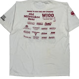 Ford Racing Jerzees Single Stitch T-Shirt - XL White Cotton