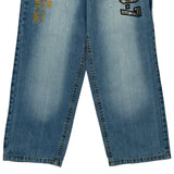 Unbranded Graphic Jeans - 25W 25L Blue Cotton