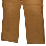 Dickies Double Knee Carpenter Trousers - 38W 30L Brown Cotton