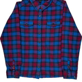 Patagonia Checked Flannel Shirt - Medium Multicoloured Cotton