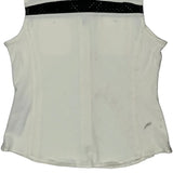 Harley Davidson Studded Vest - Large White Cotton