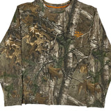 Realtree Long Sleeve T-Shirt - 2XL Camo Cotton