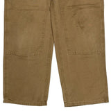 Carhartt Double Knee Carpenter Pants - 34W 32L Brown Cotton