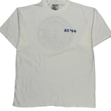 Oneita Graphic T-Shirt - XL White Cotton