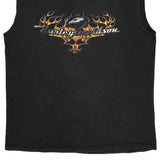 Harley Davidson Graphic Tank Top - XL Black Cotton