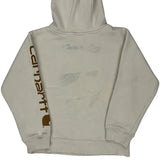 Age 8-10 Carhartt Hoodie - Small Beige Cotton