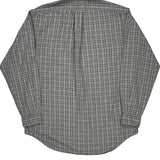 Ralph Lauren Checked Flannel Shirt - Medium Gray Cotton