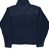 Age 6-7 Tommy Hilfiger Rugby Shirt - Small Navy Cotton