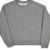 Reverse Weave Champion Sweatshirt - Large Gray Cotton