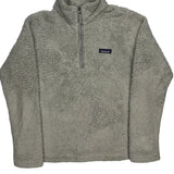 Patagonia Fleece 1/4 Zip - Large Gray Polyester