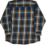 Age 13 Levis Checked Flannel Shirt - Large Blue Cotton