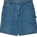 Unbranded Carpenter Shorts - 38W 10L Blue Denim