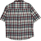 Woolrich Checked Short Sleeve Shirt - Medium Multicoloured Cotton