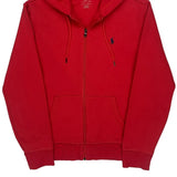 Polo By Ralph Lauren Hoodie - Small Red Cotton