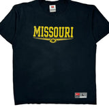 Missouri Nike College T-Shirt - Large Black Cotton