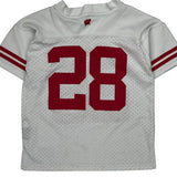 Age 5-6 Wisconsin Badgers Adidas College Football Jersey - Medium Red Polyester