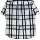 Tommy Hilfiger Checked Short Sleeve Shirt - Large Blue Cotton