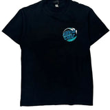 California Santa Cruz Graphic T-Shirt - Medium Black Cotton