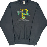 Green Bay Packers Fruit Of The Loom Football Sweatshirt - 2XL Black Cotton Blend