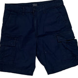 Levis Cargo Shorts - 34W 11L Navy Cotton