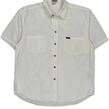 Guess Short Sleeve Shirt - XL White Cotton