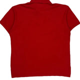 Ralph Lauren Polo Shirt - Medium Red Cotton
