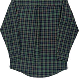 Chaps Ralph Lauren Checked Shirt - Small Blue Cotton