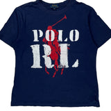 Age 10-12 Polo By Ralph Lauren Graphic T-Shirt - Large Blue Cotton