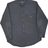 Chaps Ralph Lauren Shirt - Medium Gray Cotton