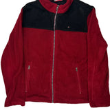 Tommy Hilfiger Fleece Jacket - Large Black Polyester