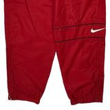 Nike Track Pants - 2XL Red Polyester