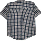 Wrangler Checked Short Sleeve Shirt - Large Red Cotton