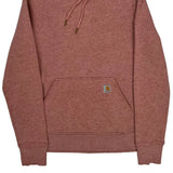 Relaxed Fit Carhartt Hoodie - Medium Red Cotton Blend