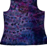 Harley Davidson Tie-Dye Tank Top - 2XL Multicoloured Cotton