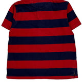 Age 24 Months Ralph Lauren Striped Polo Shirt - 3XS Red Cotton