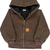 Age 5 Carhartt Jacket - XS Brown Cotton