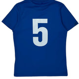 Youth Umbro Coastal Fc Football Shirt - Large Blue Polyester