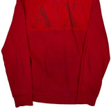Armani Exchange 1/4 Zip - Medium Red Cotton