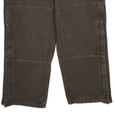 Carhartt Double Knee Overalls - 36W 30L Brown Cotton
