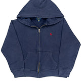 Age 10-12 Polo By Ralph Lauren Hoodie - Medium Blue Cotton
