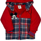 Age 2 Disney Checked Jacket - 2XS Blue Polyester