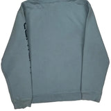 Age 14-16 Carhartt Spellout Hoodie - Large Blue Cotton