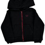 Age 24 Months True Religion Graphic Hoodie - 2XS Black Cotton