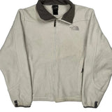 The North Face Fleece Jacket - Medium Cream Polyester